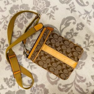 Coach Signature Messenger Bag - Excellent Condition